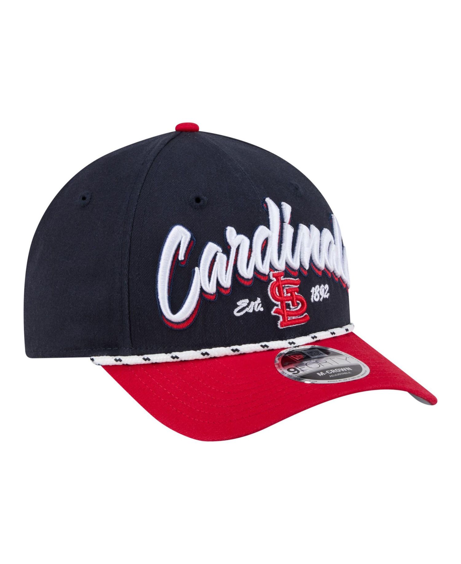 Men's Navy/Red St. Louis Cardinals Team Loyal 9FORTY M-Crown Adjustable Hat