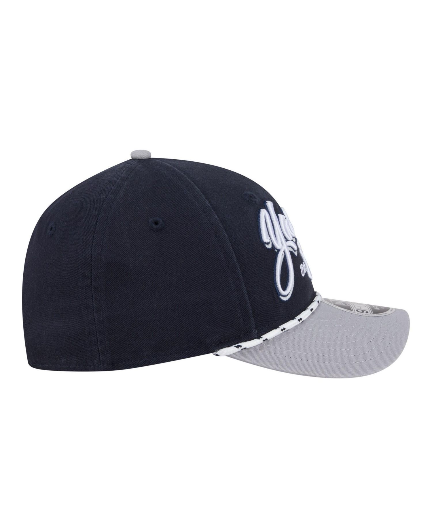 Men's Navy/Gray New York Yankees Team Loyal 9FORTY M-Crown Adjustable Hat