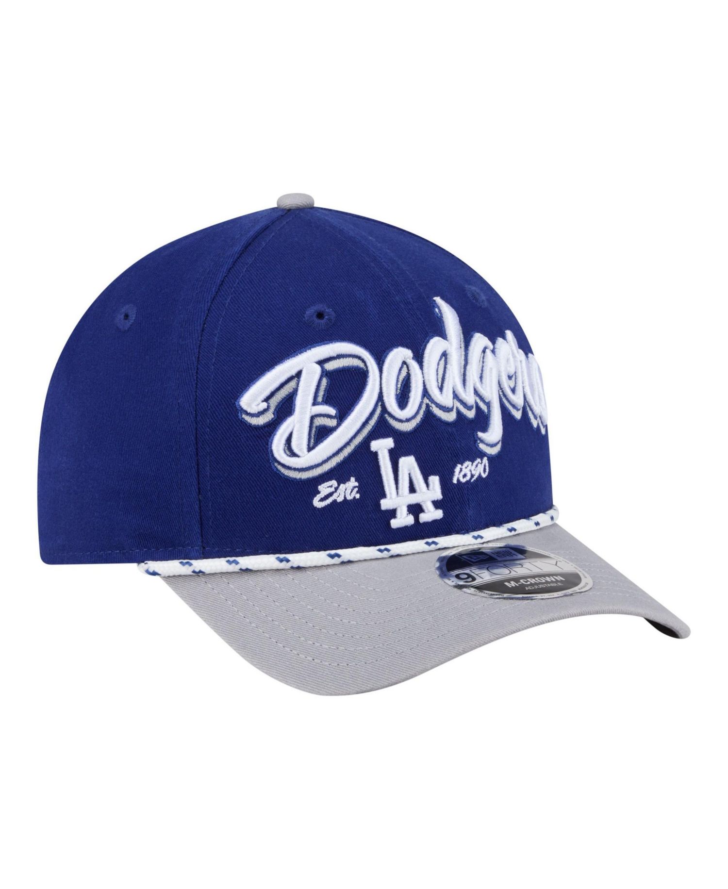 Men's Royal/Gray Los Angeles Dodgers Team Loyal 9FORTY M-Crown Adjustable Hat
