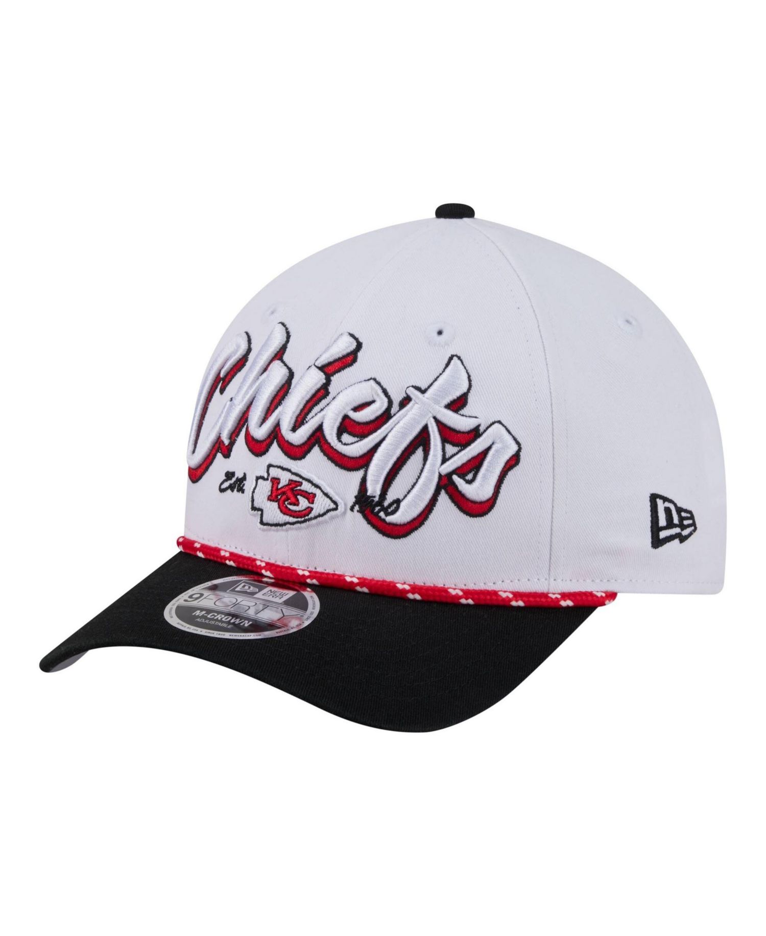 Men's White Kansas City Chiefs Team Loyal A-Frame 9FORTY Adjustable Hat