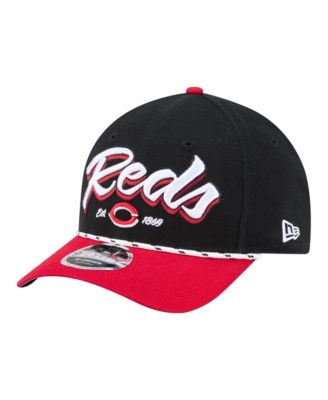 Men's Black/Red Cincinnati Reds Team Loyal 9FORTY M-Crown Adjustable Hat