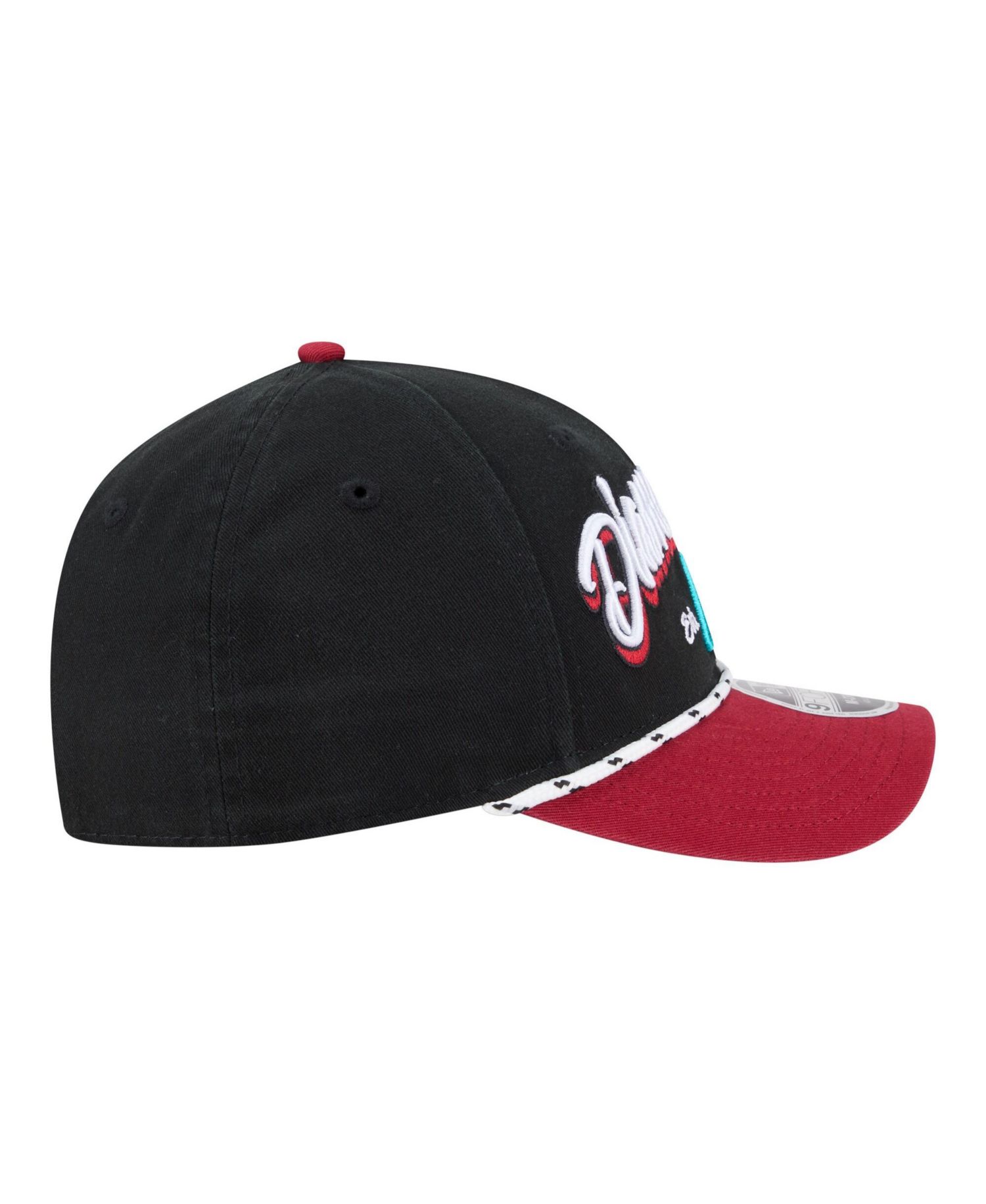 Men's Black/Red Arizona Diamondbacks Team Loyal 9FORTY M-Crown Adjustable Hat