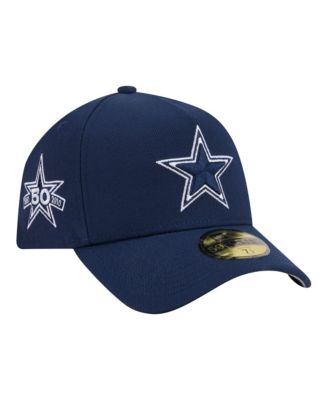Men's Navy Dallas Cowboys A-Frame 59FORTY Fitted Hat