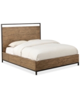 Closeout! Gatlin Queen Storage Bed, Created for Macy's - Light Brown
