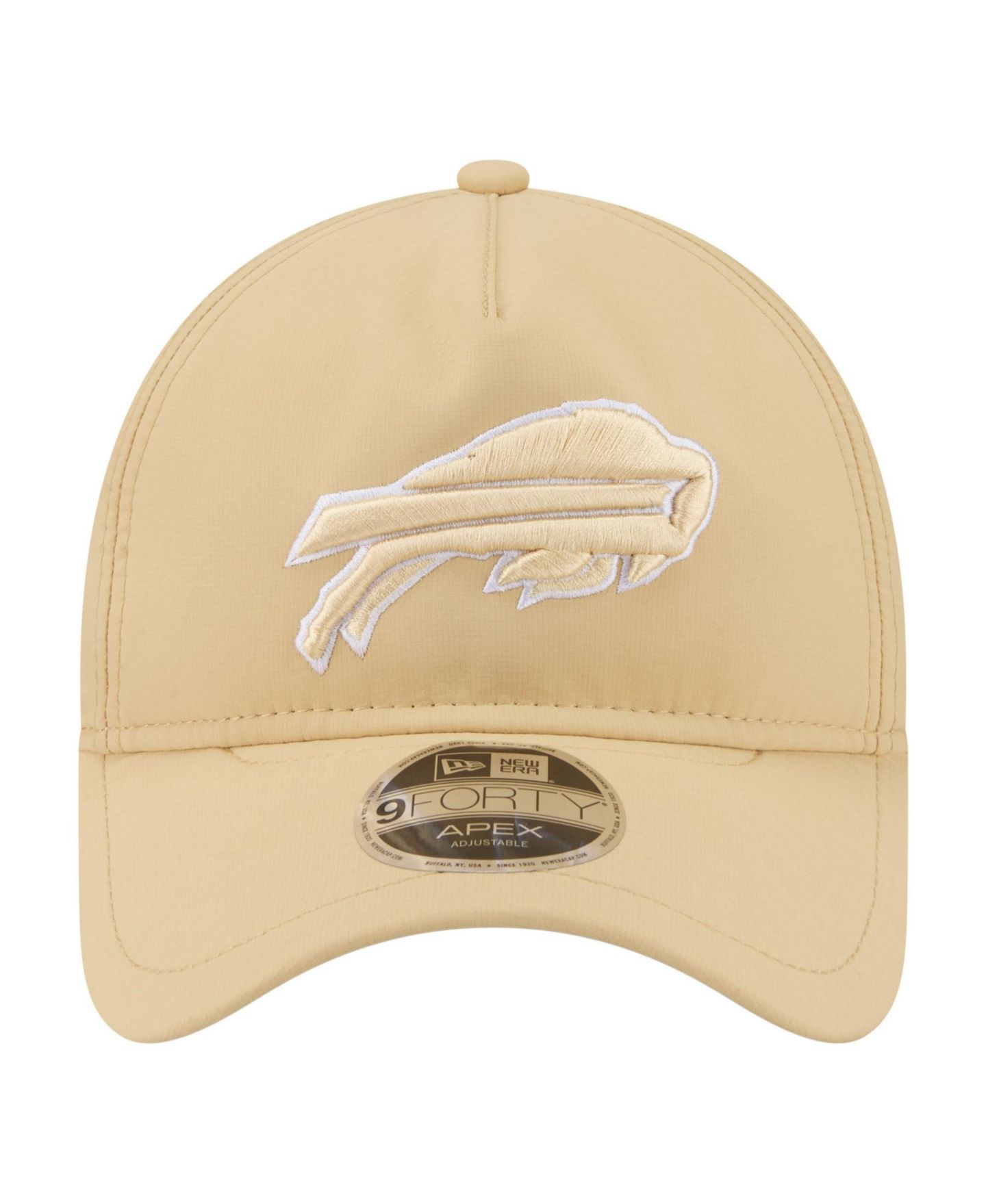 Мужская кепка New Era Tan Buffalo Bills Apex 9FORTY Adjustable Hat — фото 2