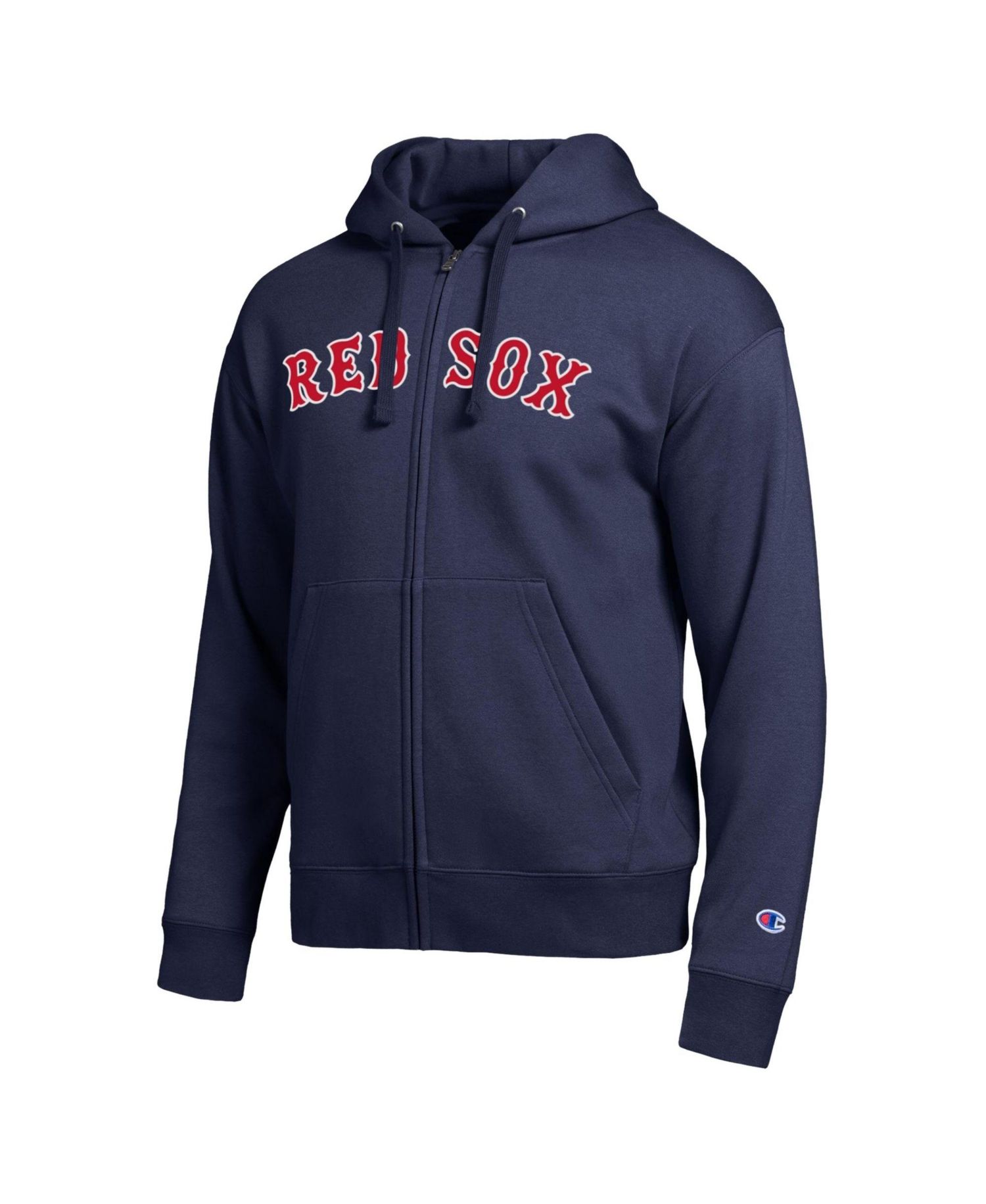 Men's Boston Red Sox Navy All-Star Wordmark Full-Zip Hoodie