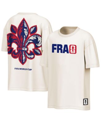 Men's Cream France FIFA World Cup 2026 Livery Oversized T-Shirt