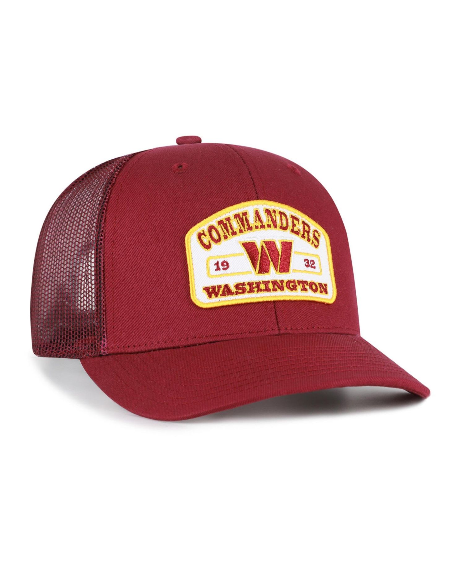 Men's Burgundy Washington Commanders Roadway Adjustable Trucker Hat