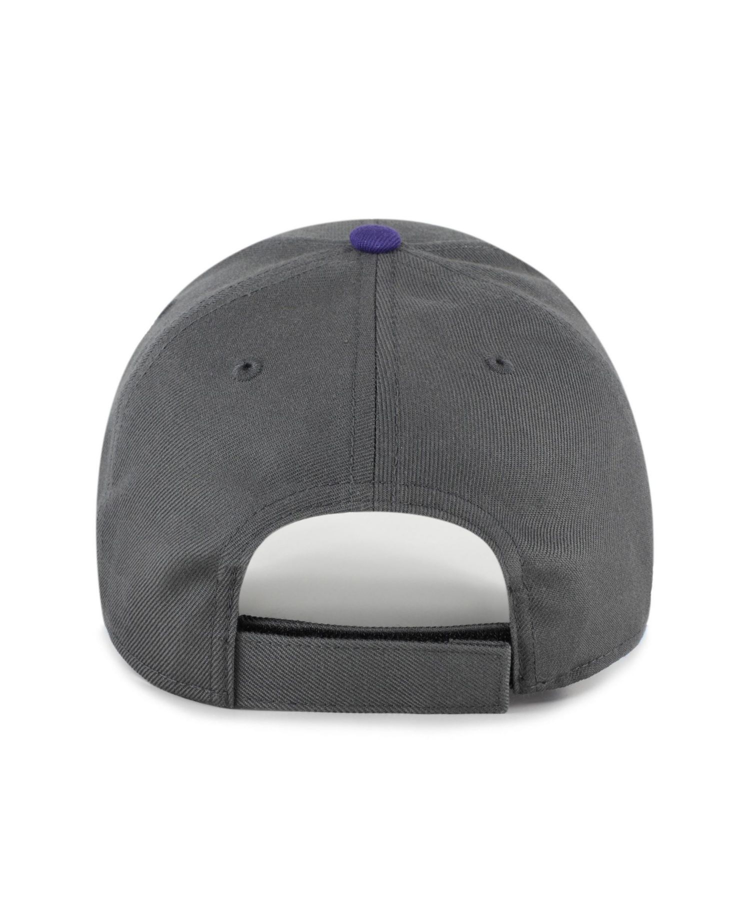 Men's Charcoal Baltimore Ravens Split Block MVP Adjustable Hat