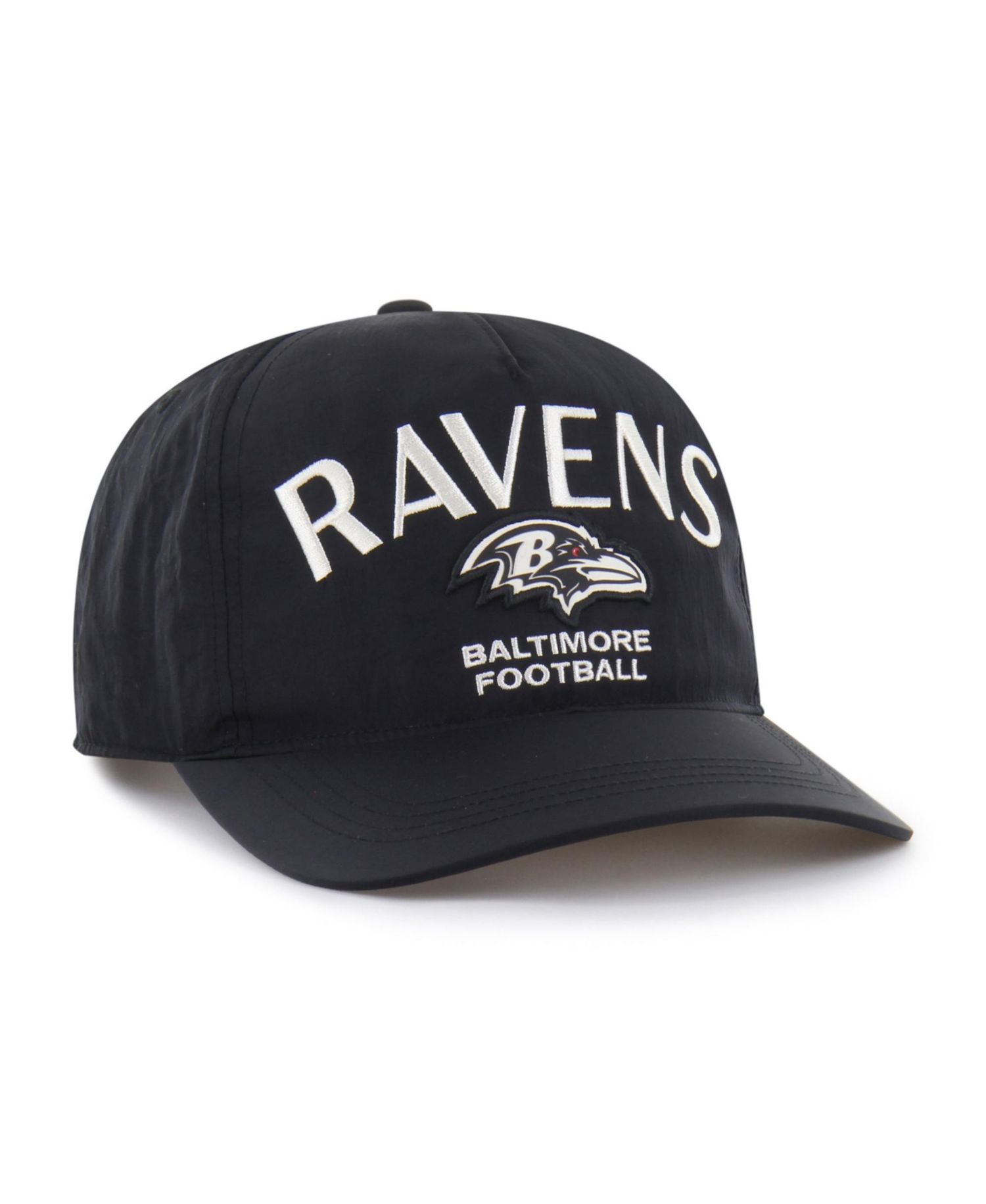 Men's Black Baltimore Ravens Modernia Hitch Adjustable Hat