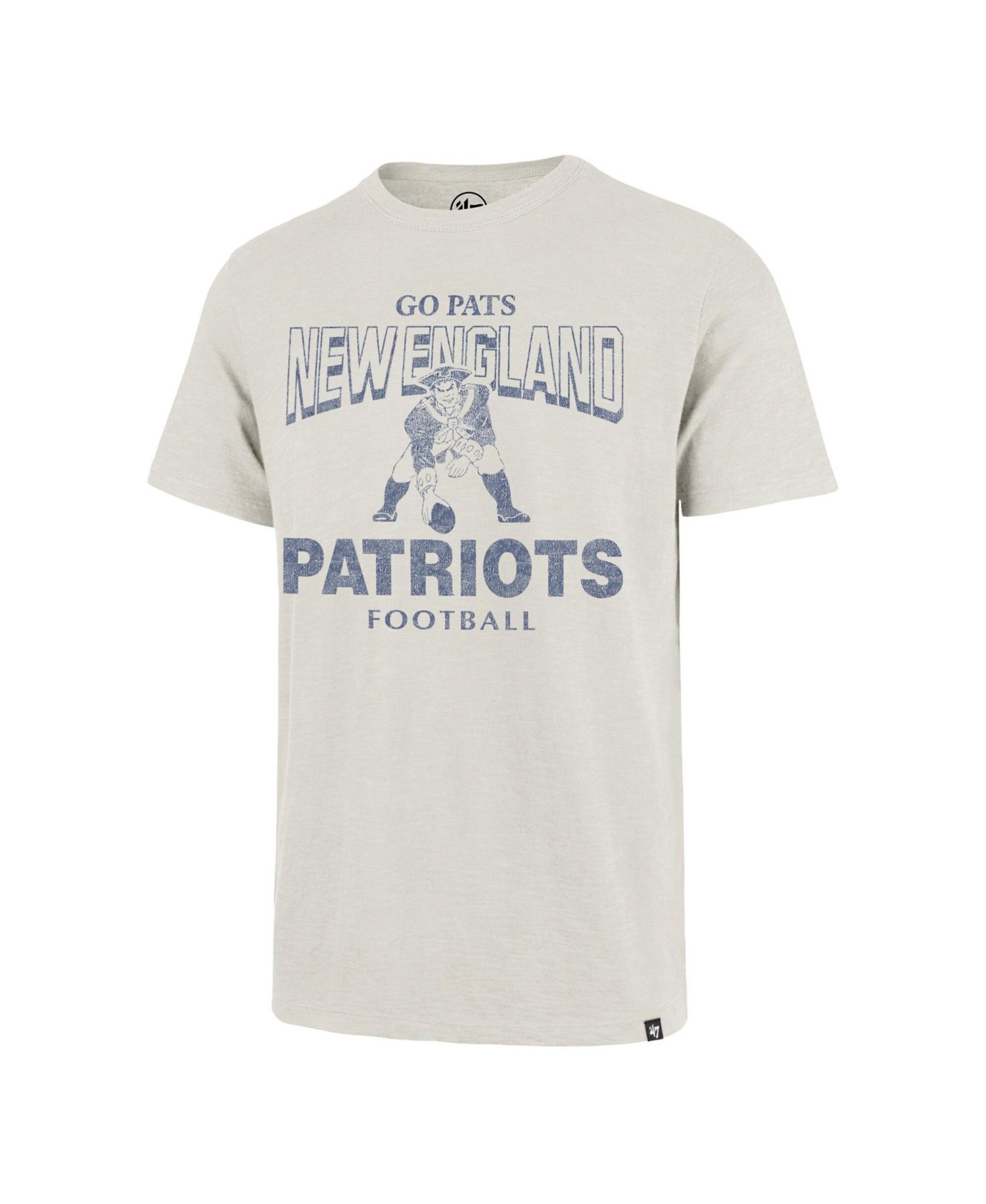 Men's Natural New England Patriots Head On Scrum T-Shirt