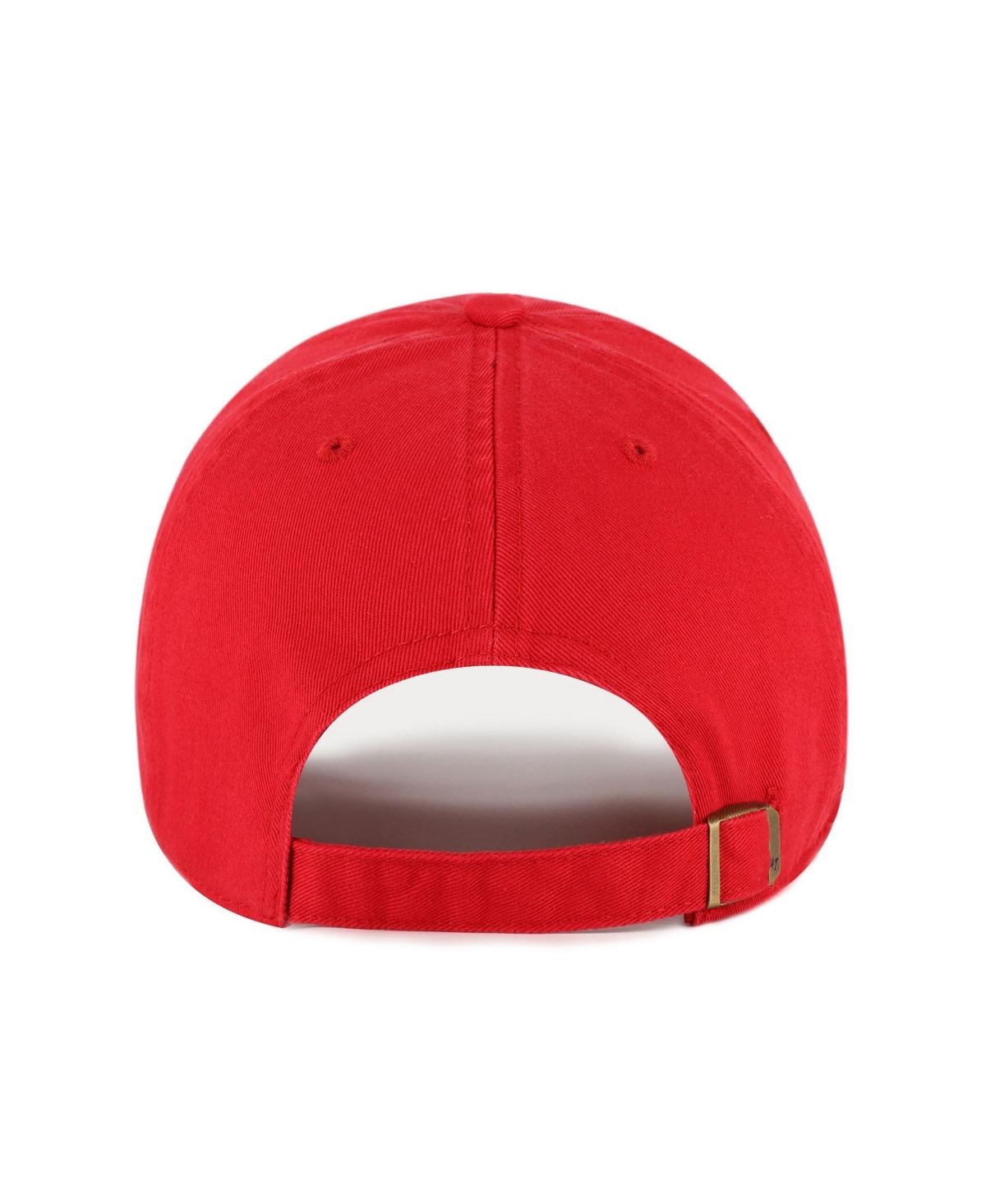 '47 Brand Men's Red New England Patriots Throwback Graphic Clean Up Adjustable Hat