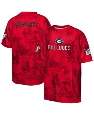 Big Boys and Girls Red Georgia Bulldogs Off-Side Sublimated T-Shirt