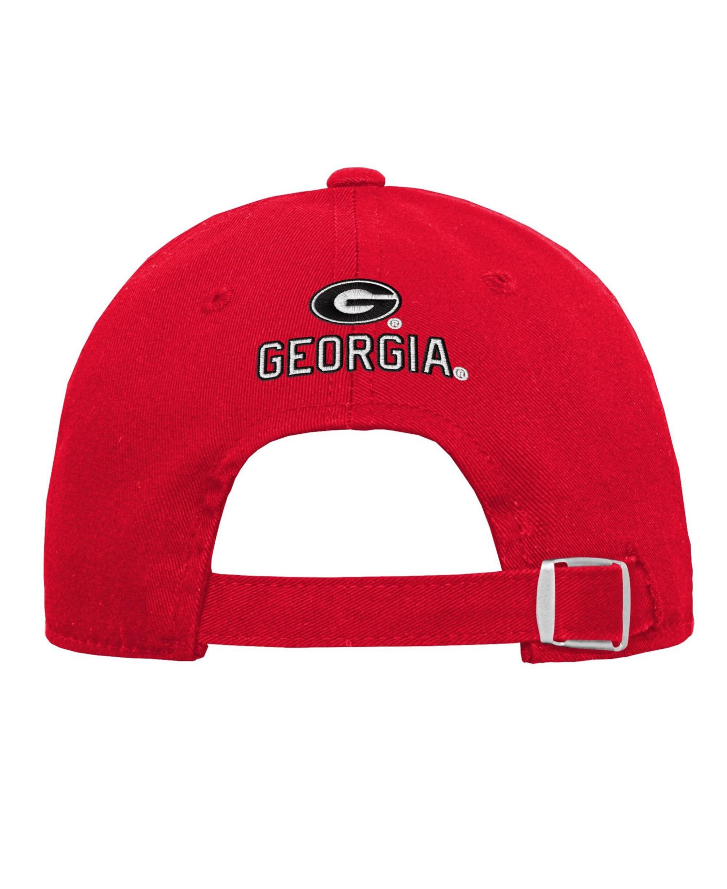 Big Boys and Girls Red/Black Georgia Bulldogs Dad Unstructured Adjustable Hat
