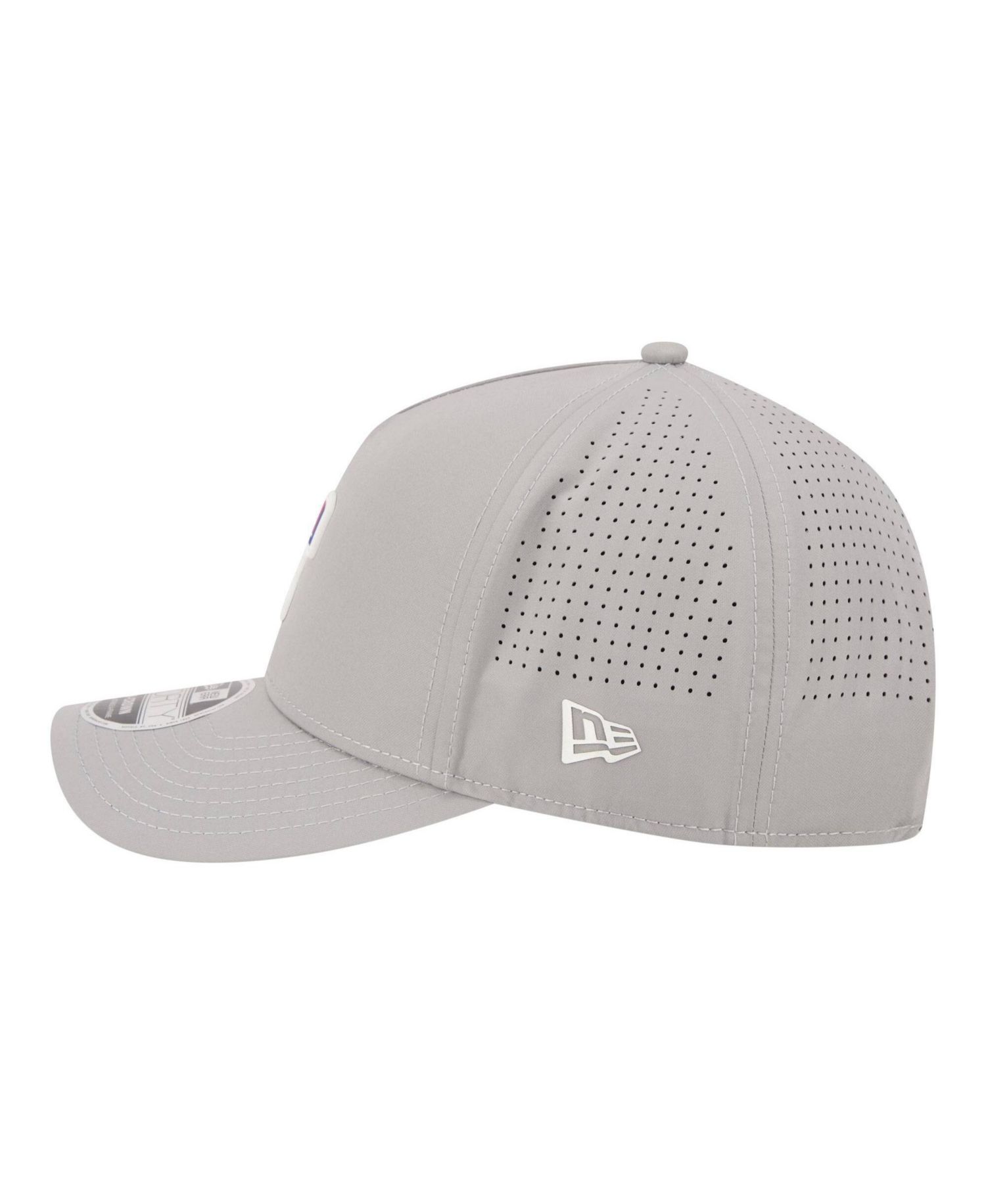 Men's Gray Texas Rangers Micro Logo 9FORTY M-Crown A-Frame Adjustable Hat