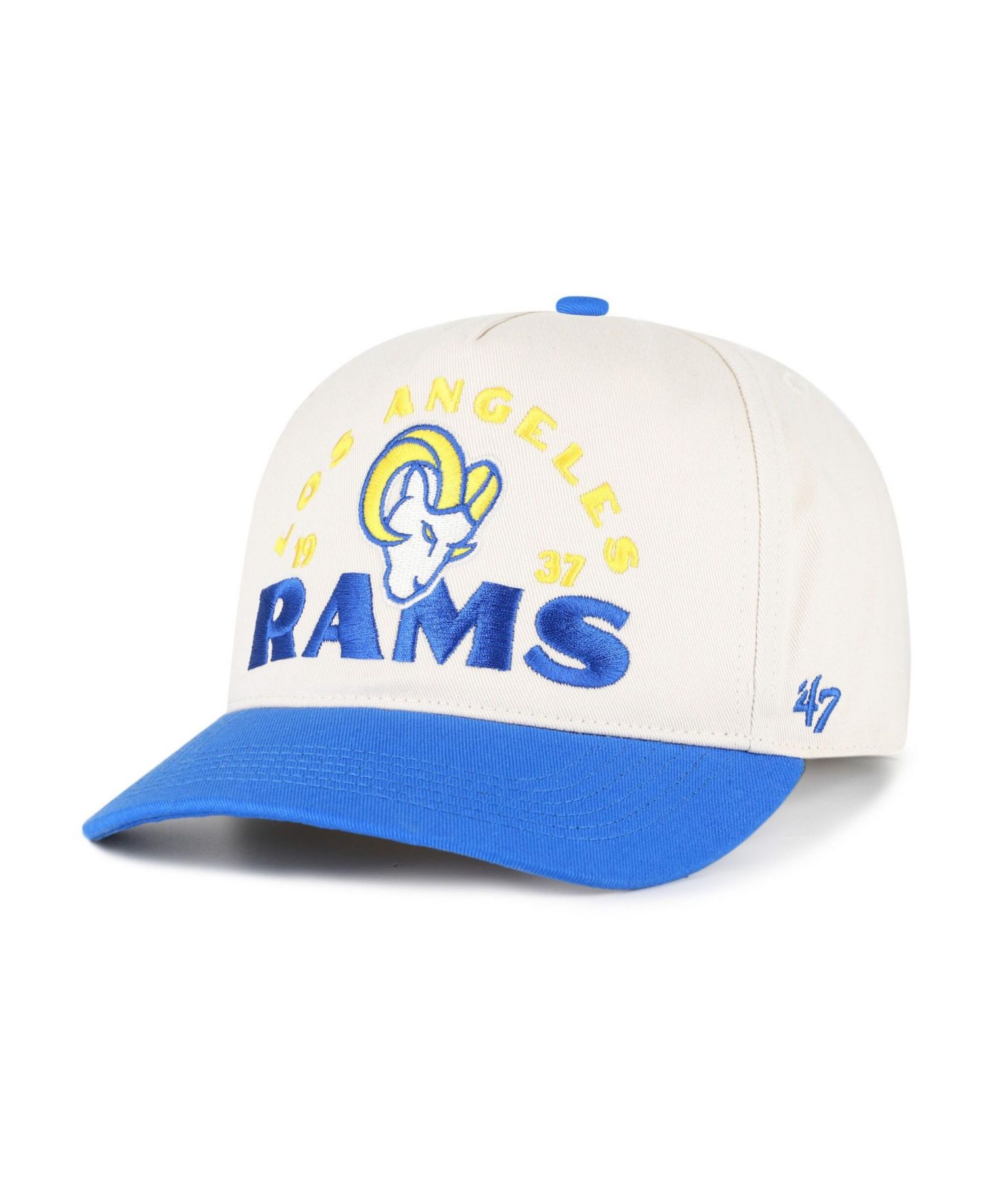 Men's Natural Los Angeles Rams Arcitext Hitch Adjustable Hat