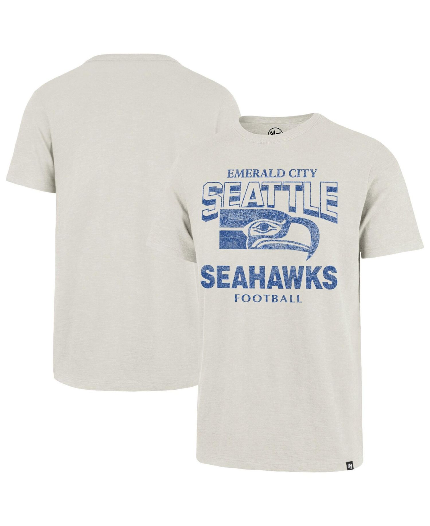 Men's Natural Seattle Seahawks Head On Scrum T-Shirt