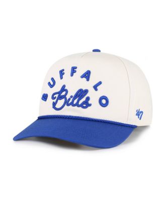 Women's Natural Buffalo Bills Rope Script Hitch Adjustable Hat