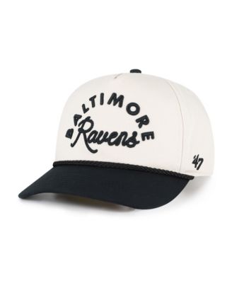 Women's Natural Baltimore Ravens Rope Script Hitch Adjustable Hat