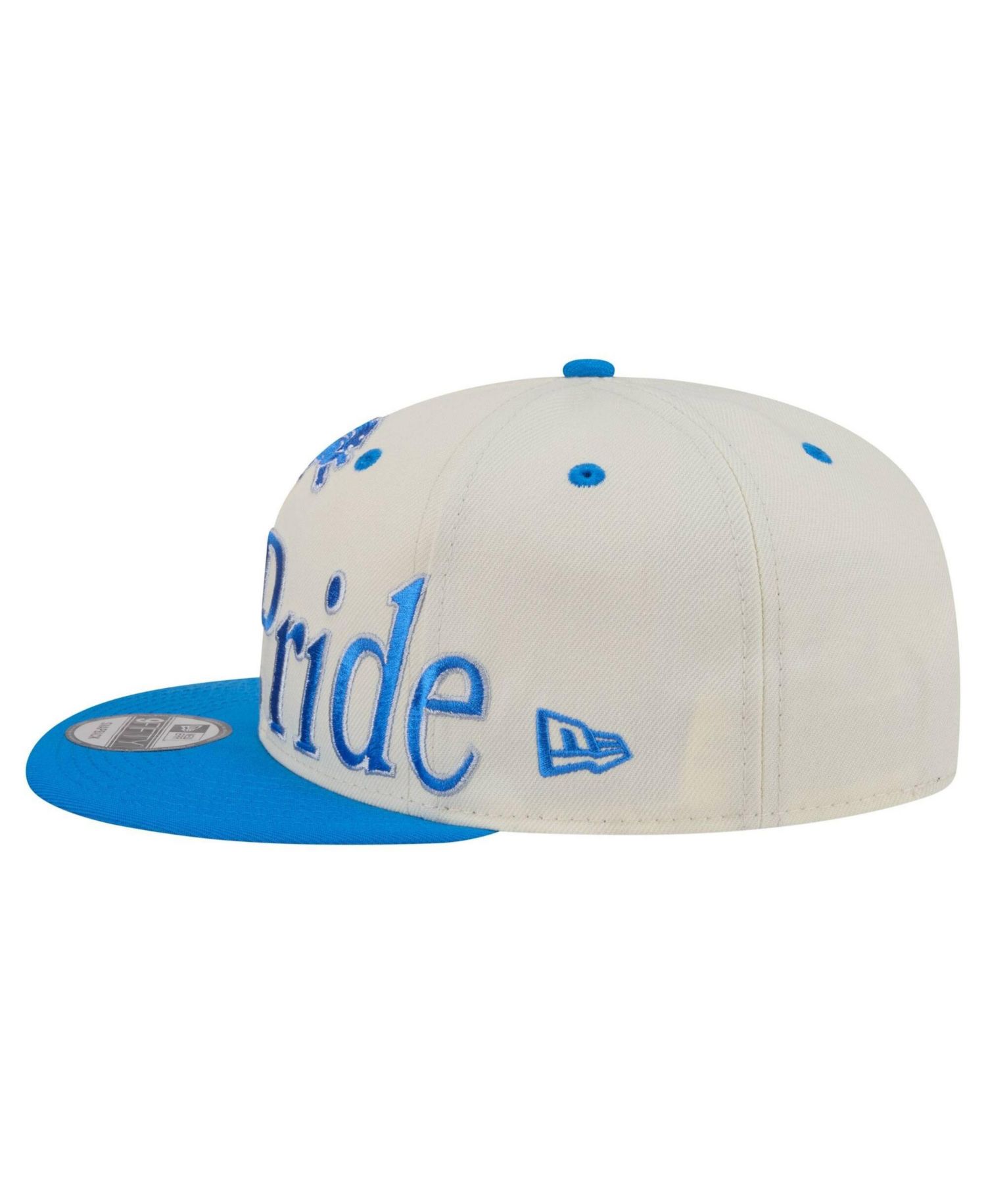 Men's Cream Detroit Lions Oversized Slogan 9FIFTY Snapback Hat
