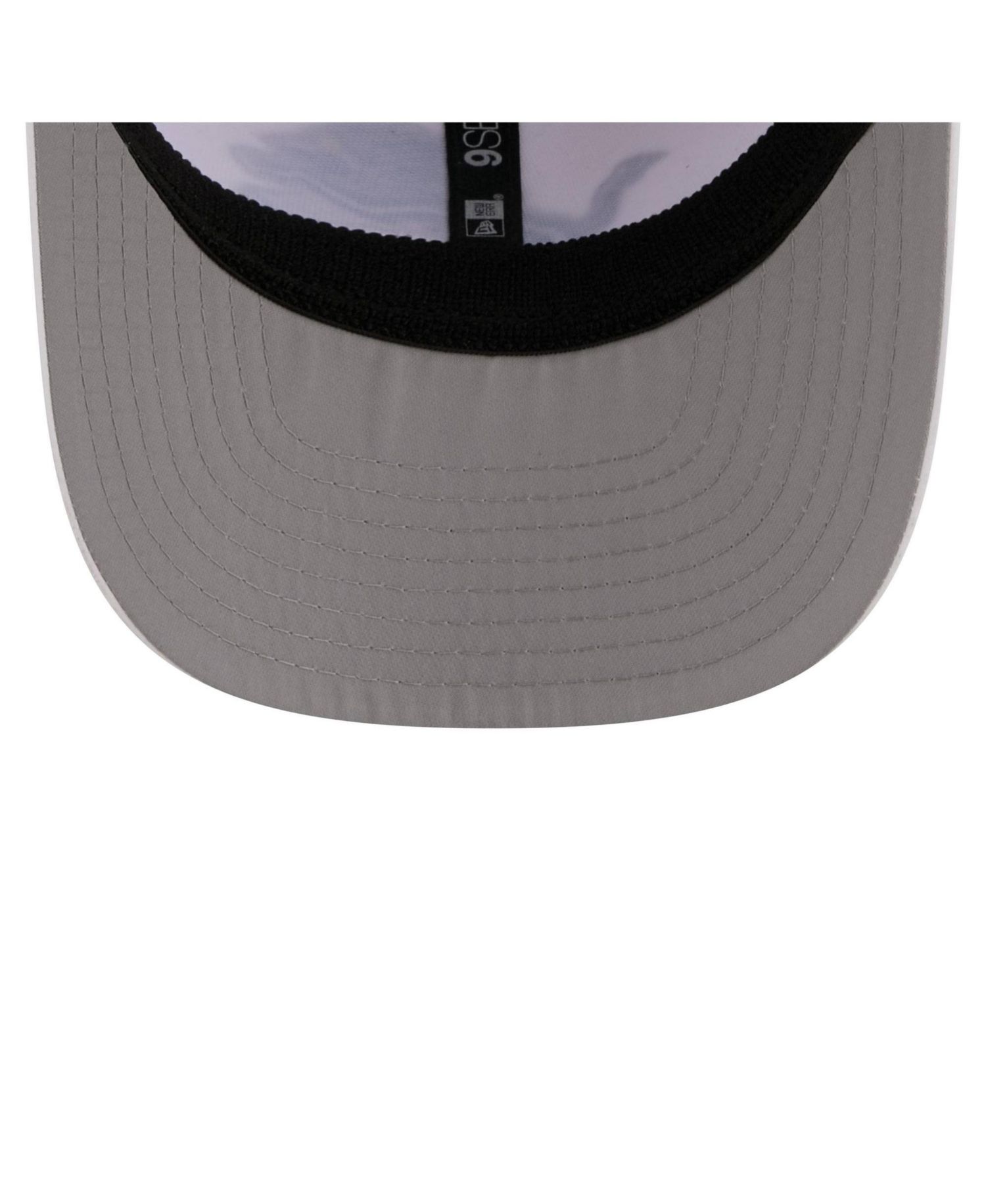 Men's White Detroit Lions Name Plate 9SEVENTY Adjustable Hat
