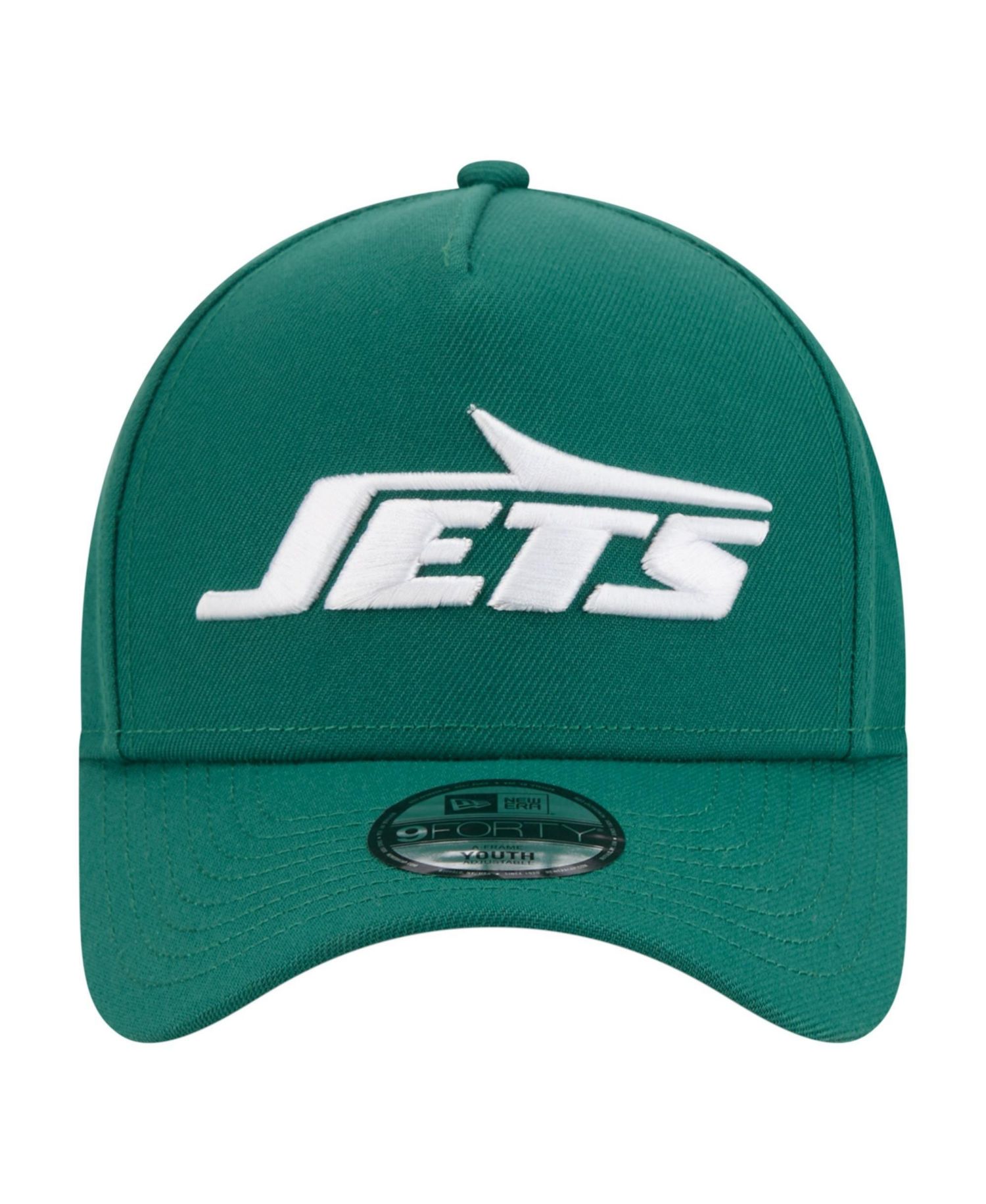 Big Boys and Girls Green New York Jets 9FORTY A-Frame Adjustable Hat