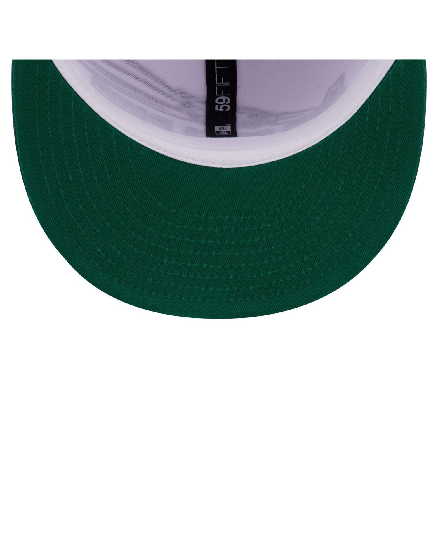 Men's White/Midnight Green Philadelphia Eagles Retro Swoop 59FIFTY Fitted Hat