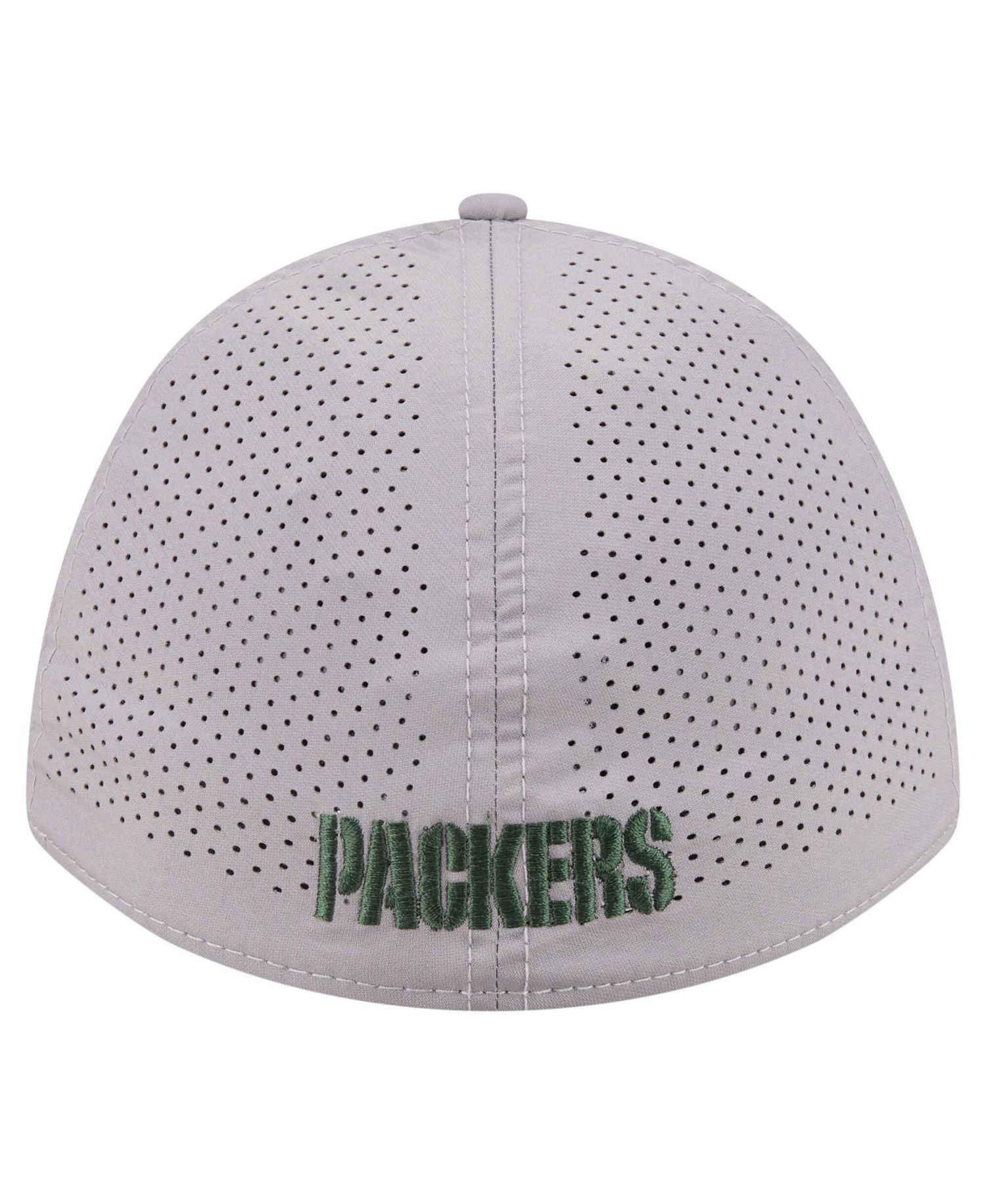 Men's Gray Green Bay Packers 39THIRTY M-Crown Flex Fit Hat