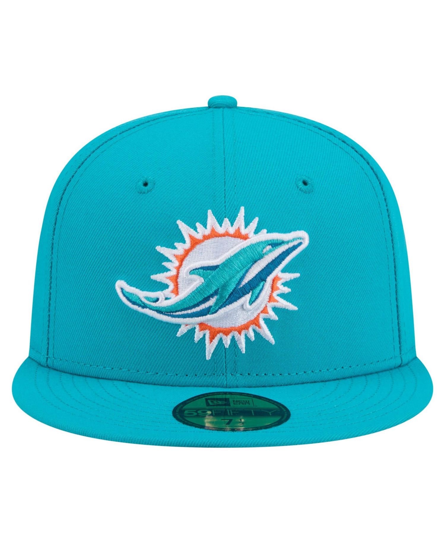 Men's Aqua Miami Dolphins 59FIFTY Fitted Hat