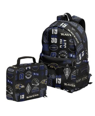 Baltimore Ravens Backpack and Lunchbox Set