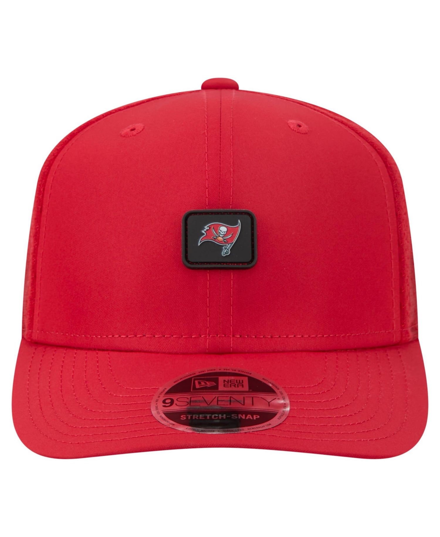 Men's Red Tampa Bay Buccaneers Micro Badge 9SEVENTY Adjustable Hat