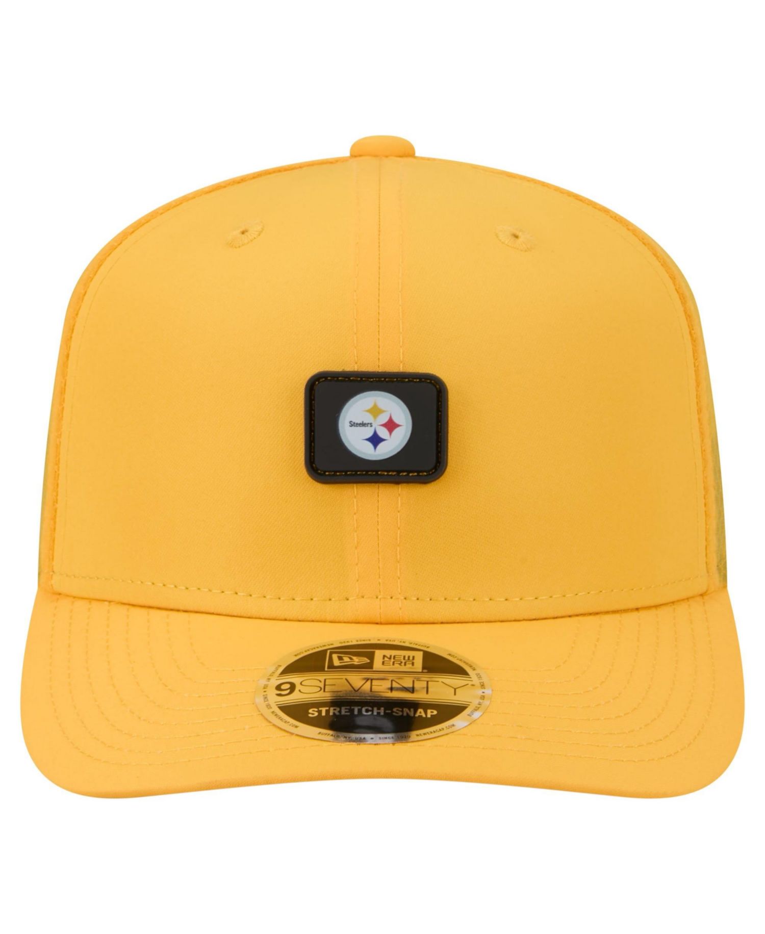 Men's Gold Pittsburgh Steelers Micro Badge 9SEVENTY Adjustable Hat