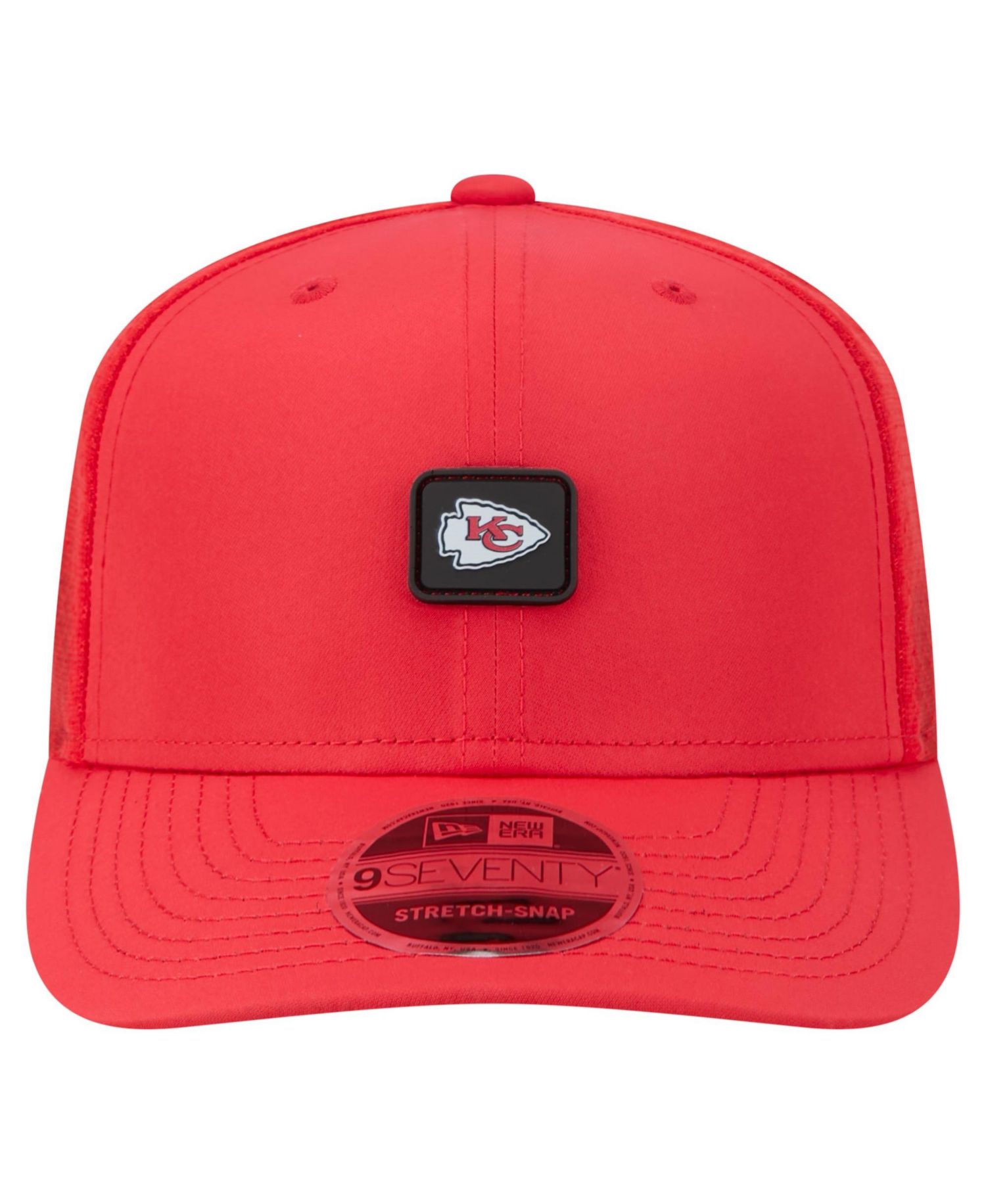 Men's Red Kansas City Chiefs Micro Badge 9SEVENTY Adjustable Hat