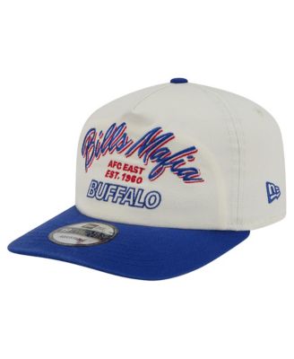 Men's Cream Buffalo Bills Script 19TWENTY Adjustable Hat