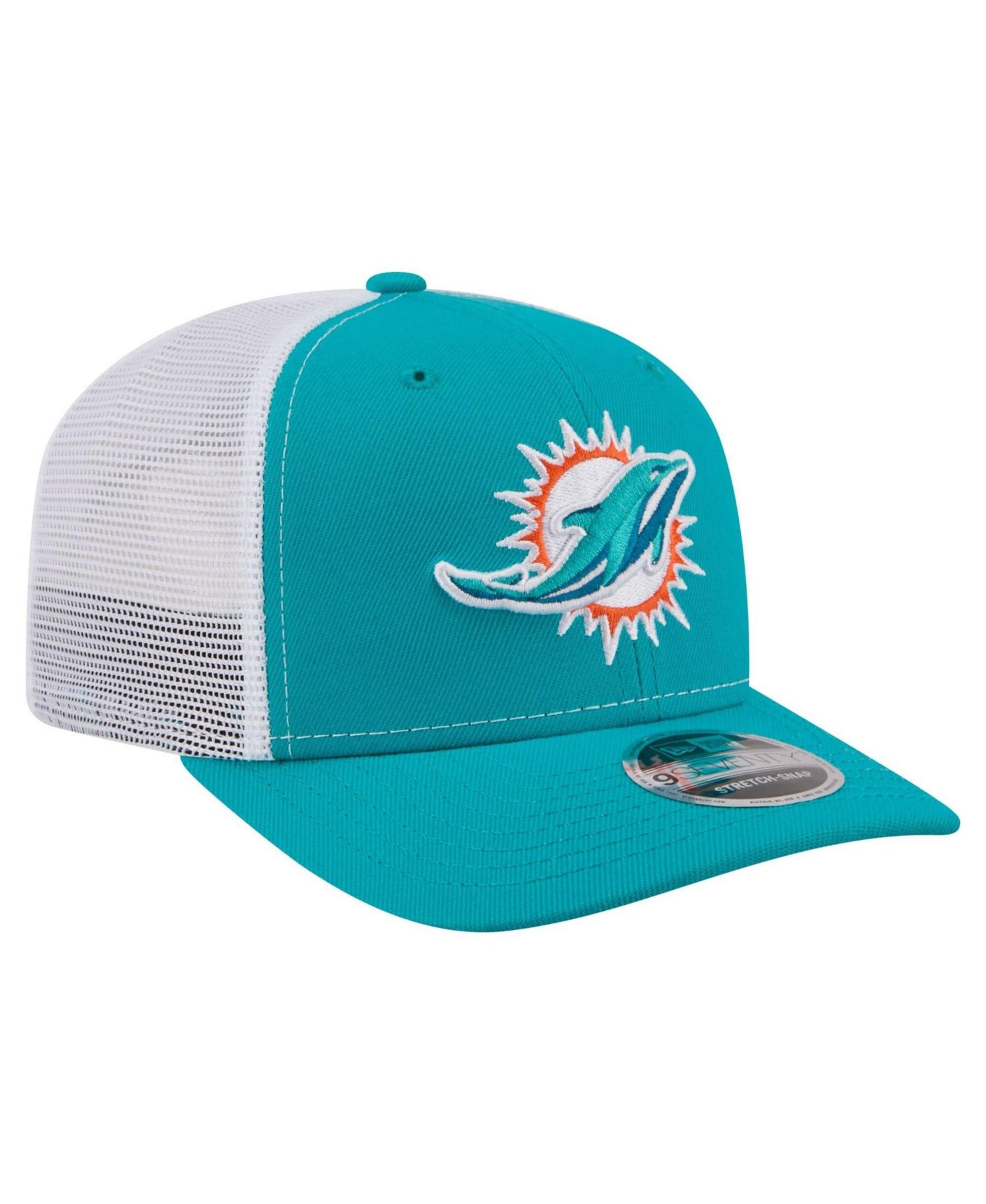 Men's Aqua Miami Dolphins 9SEVENTY Trucker Adjustable Hat