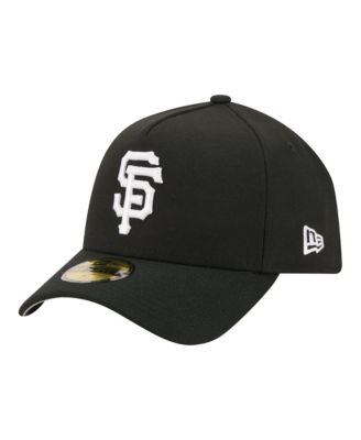 Men's Black San Francisco Giants A-Frame 59FORTY Fitted Hat