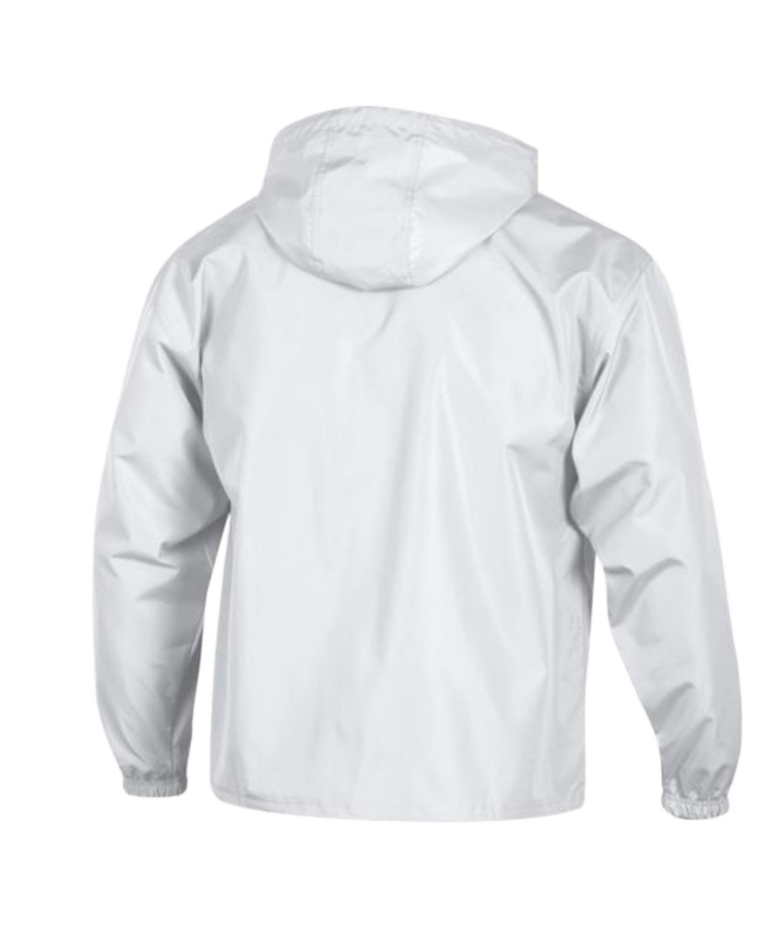 Men's White Nebraska Huskers Cloud Packable Half-Zip Hooded Jacket