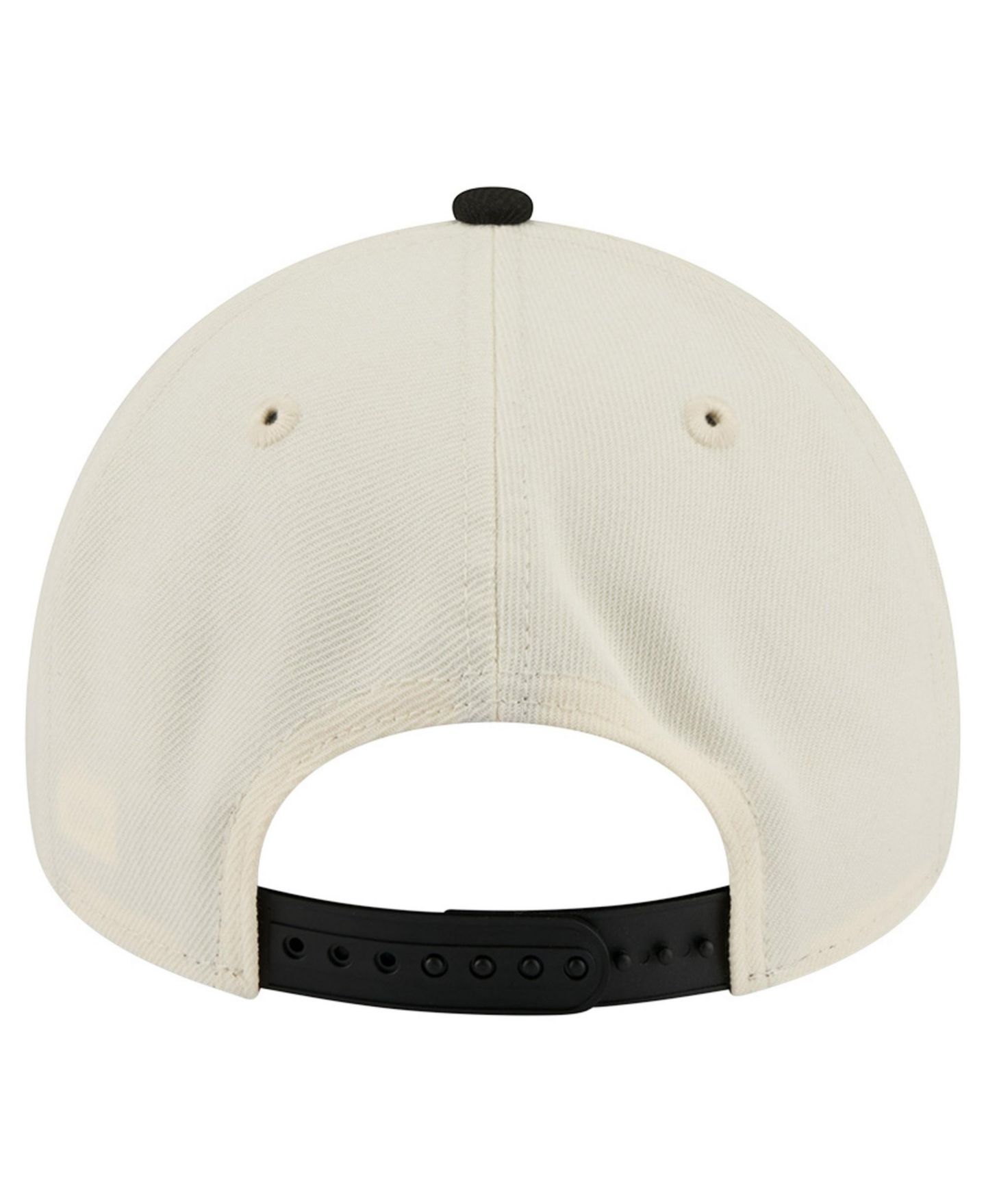Мужская кепка New Era Cream Atlanta Braves Stadium Chrome 9FORTY A-Frame Adjustable Hat — фото 4