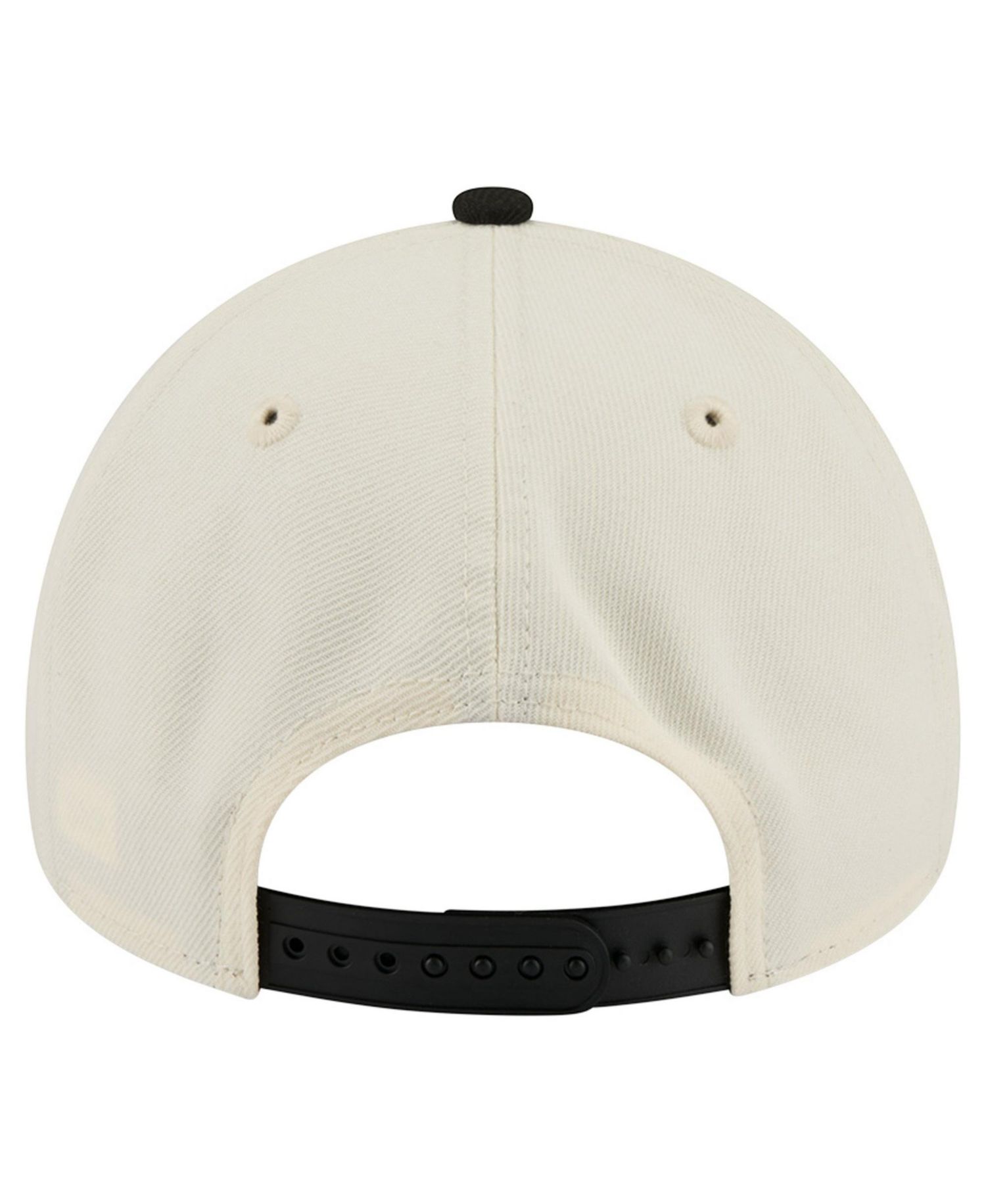 Men's Cream Atlanta Braves Stadium Chrome 9FORTY A-Frame Adjustable Hat