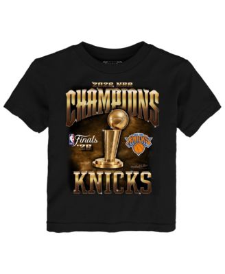 Toddler Black New York Knicks 2026 NBA Finals Champions T-Shirt