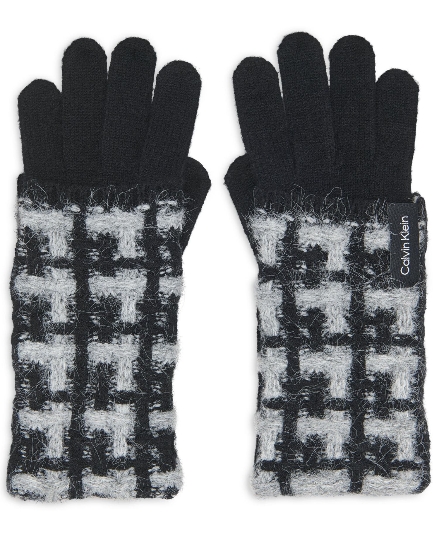 Women's Grid Knit Gloves