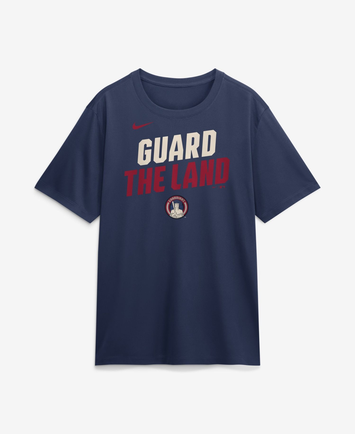 Men's Navy Cleveland Guardians City Connect Team Phrase Script Dri-FIT T-Shirt
