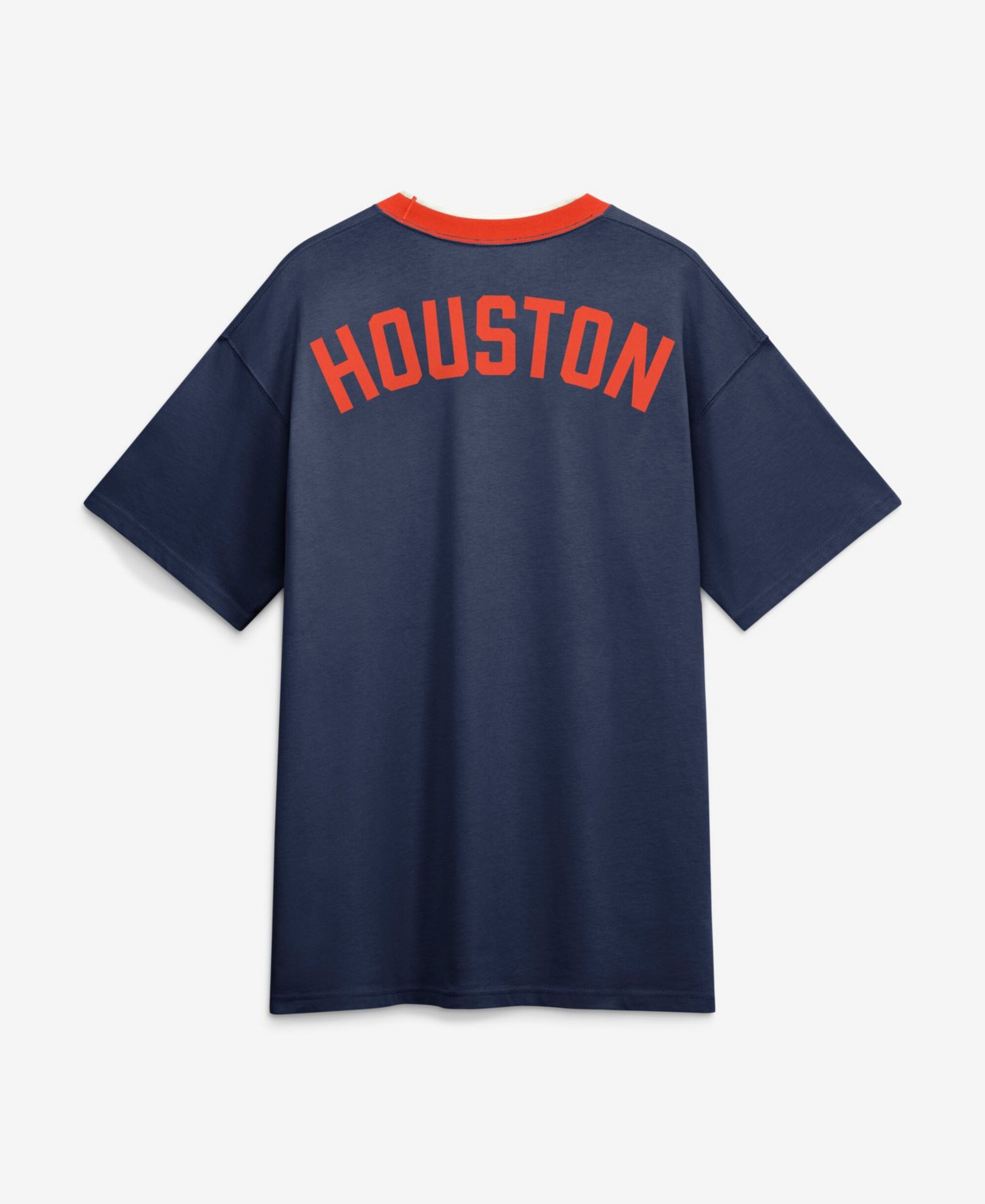 Men's Navy Houston Astros Cooperstown Collection Ringer T-Shirt