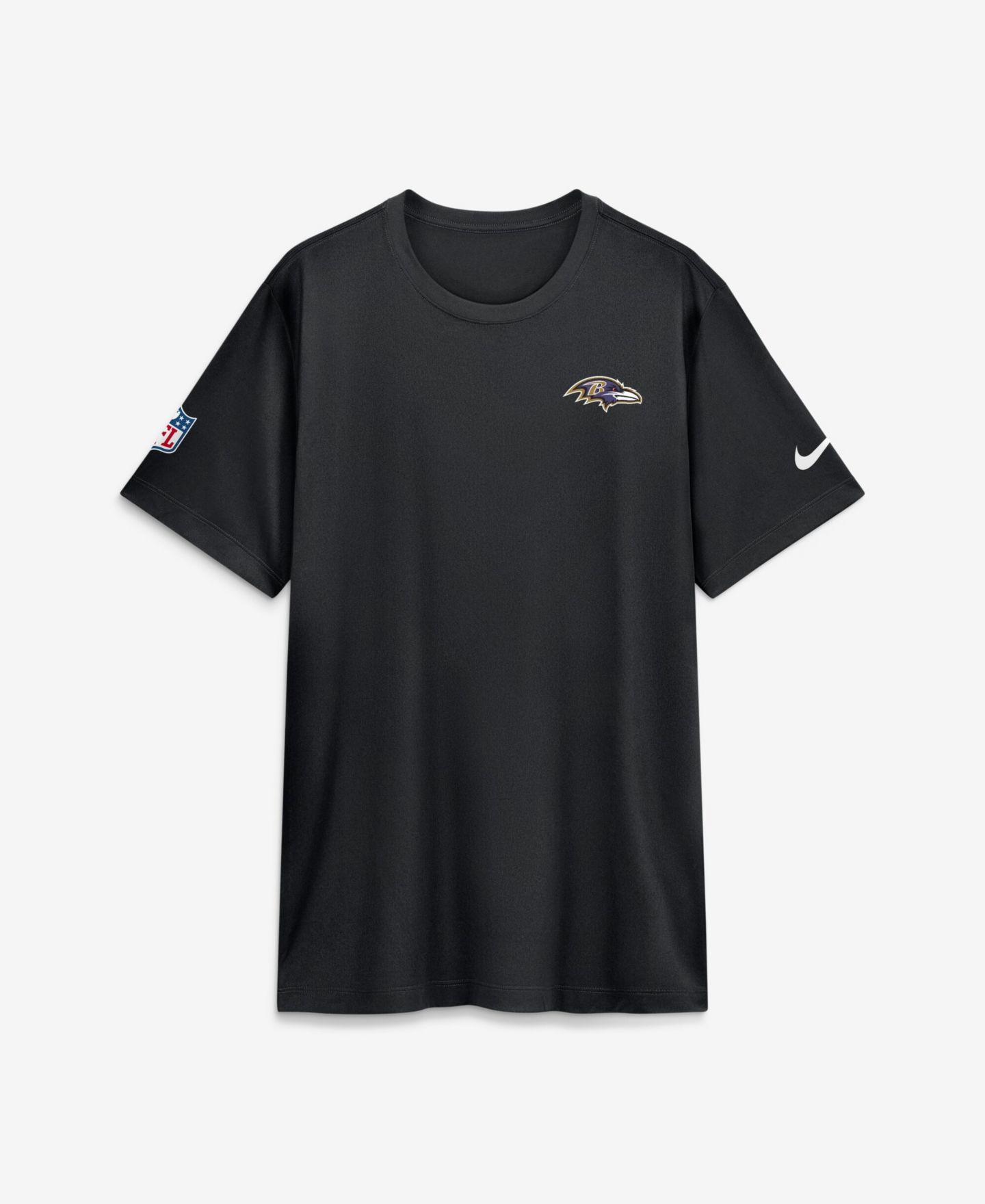 Мужская футболка Nike Black Baltimore Ravens Alt Legend Small Logo Dri-FIT — фото 1