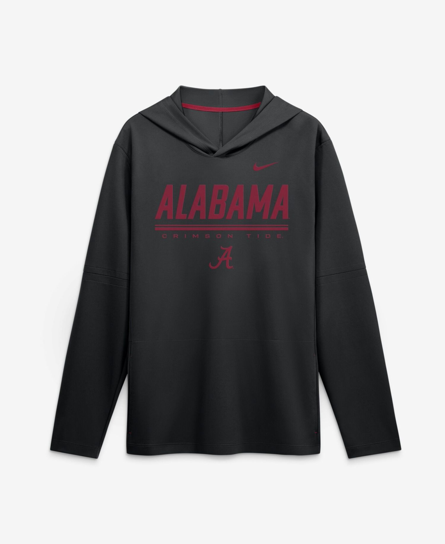 Men's Black Alabama Crimson Tide 2026 Sideline Hooded Sweatshirt