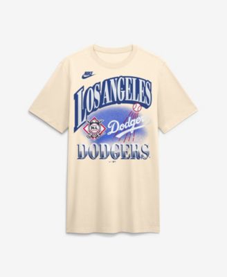 Men's Natural Los Angeles Dodgers Vintage Tri-Blend T-Shirt