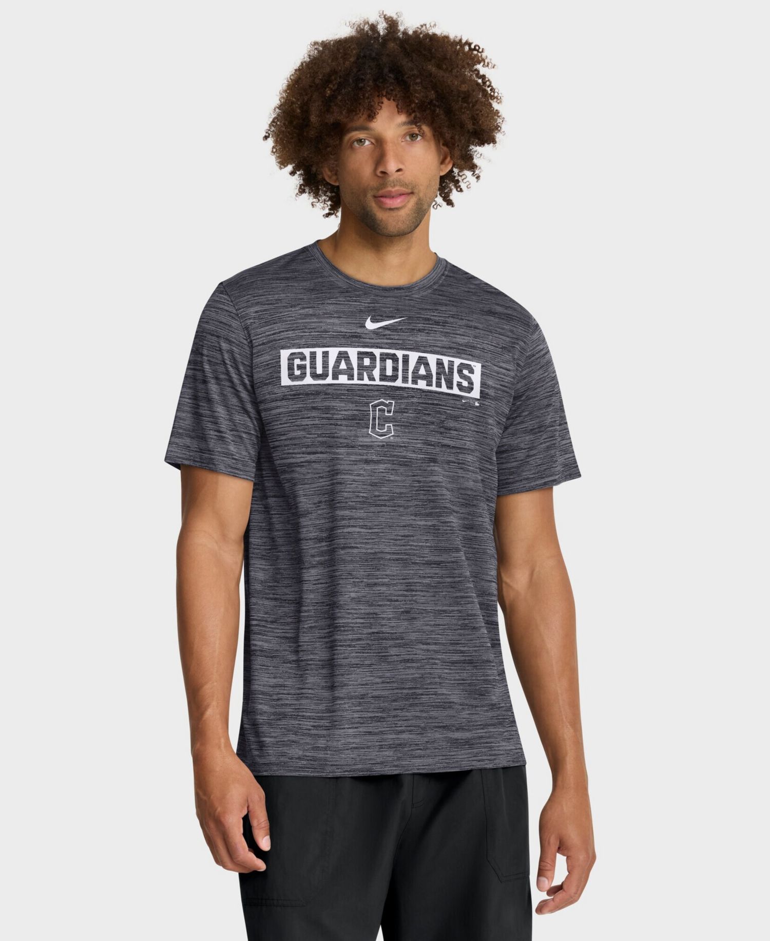 Men's Black Cleveland Guardians Velocity Dri-FIT T-Shirt