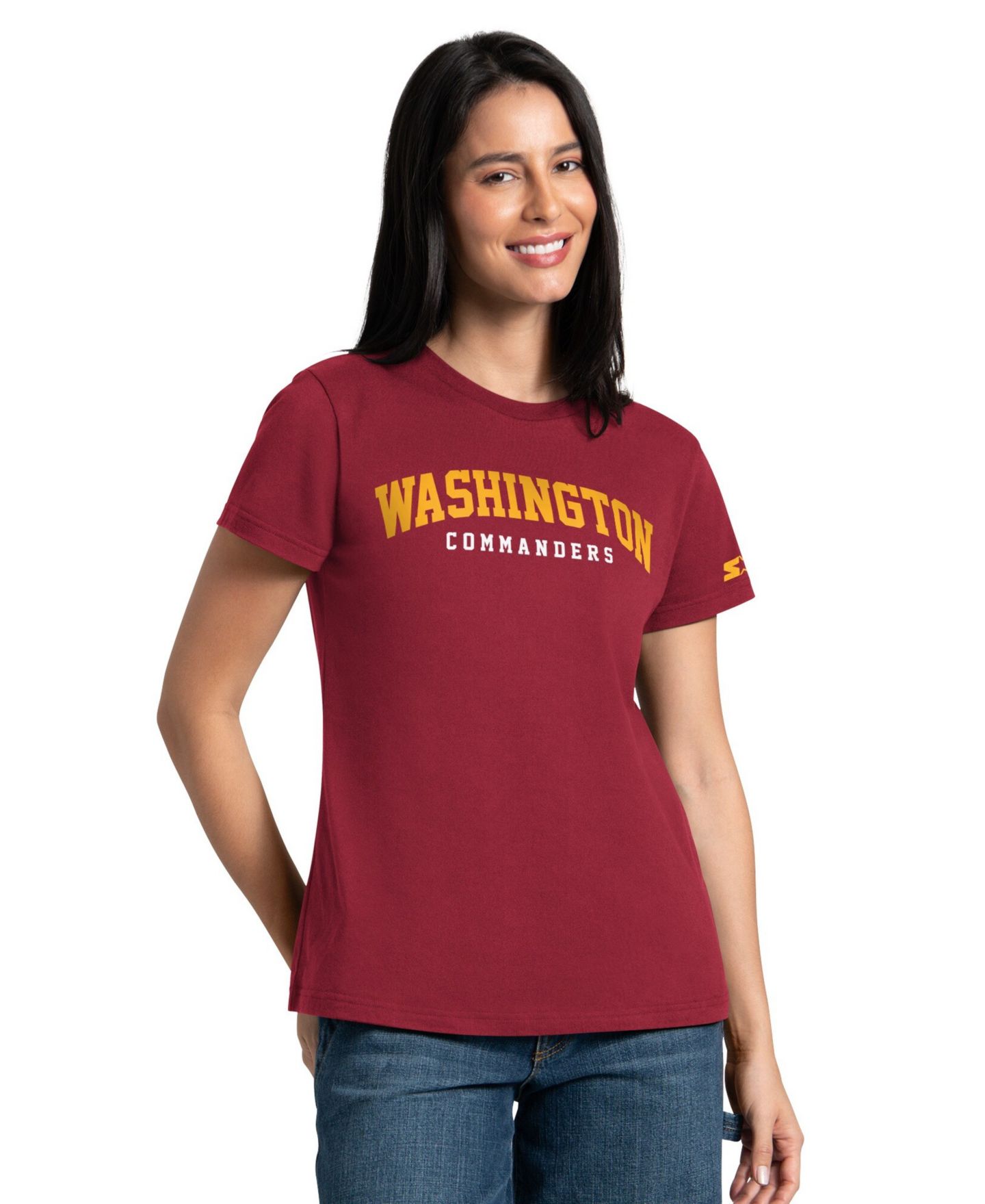 Женские футболки Starter Burgundy/Gold Washington Commanders Combo Pack — фото 2