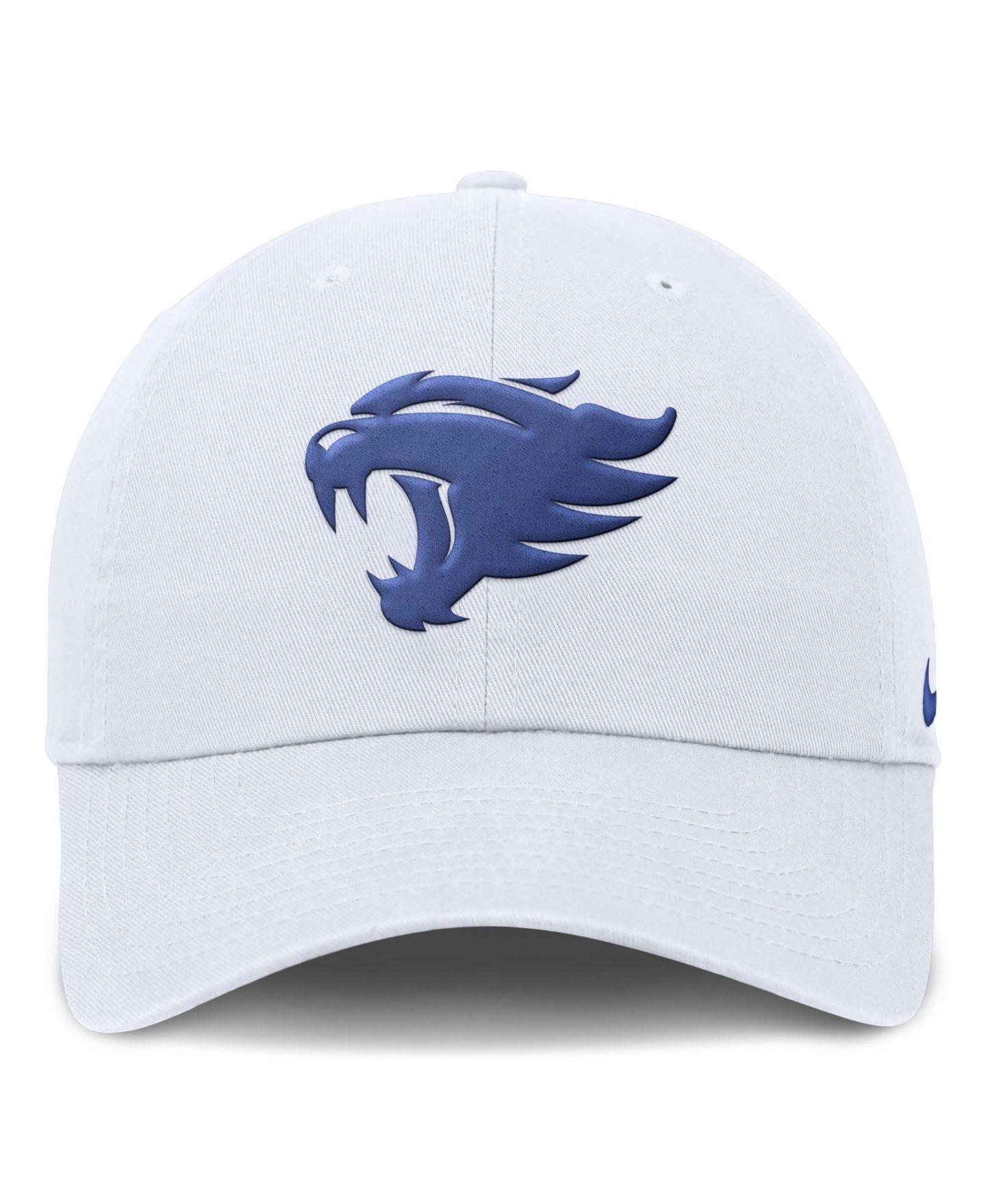 Мужская кепка Nike White Kentucky Wildcats Club Dri-FIT Adjustable Hat — фото 2