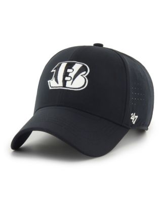 Men's Black Cincinnati Bengals Vent MVP Adjustable Hat